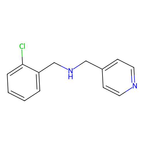 (2-Chloro-benzyl)-pyridin-4-ylmethyl-amine structure