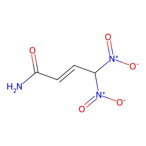 4,4-Dinitro-2-butenamide structure