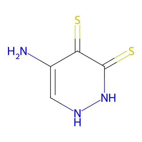 5-Amino-3,4-pyridazinedithiol structure