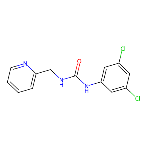 1-(3,5-Dichlorophenyl)-3-(pyridin-2-ylmethyl)urea structure