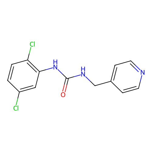 1-(2,5-Dichlorophenyl)-3-(pyridin-4-ylmethyl)urea structure