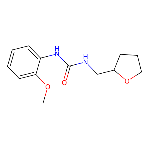 1-(2-Methoxyphenyl)-3-(oxolan-2-ylmethyl)urea structure