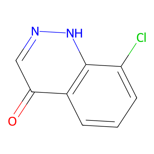 8-Chloro-4-cinnolinol structure