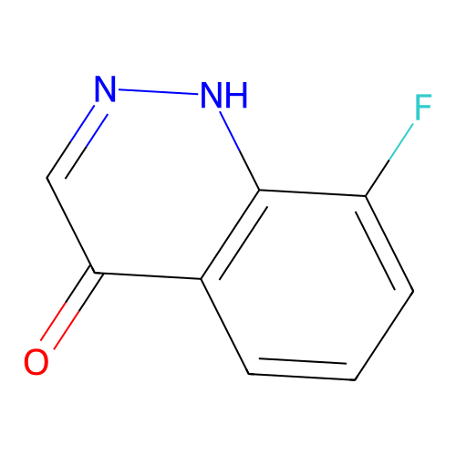 8-Fluoro-4-cinnolinol structure
