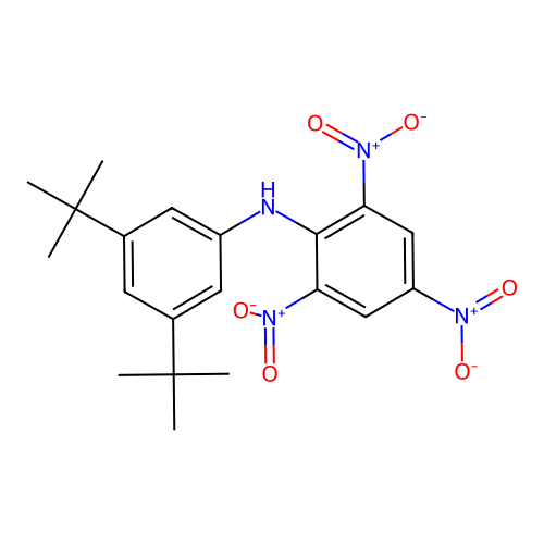 Benzenamine, N-[3,5-bis(1,1-dimethylethyl)phenyl]-2,4,6-trinitro- structure