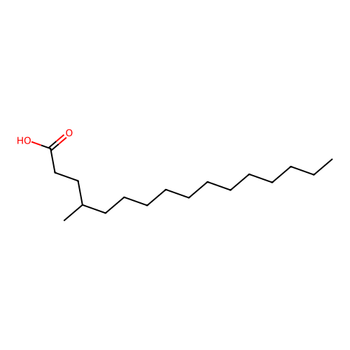 4-Methyl-hexadecanoic acid structure