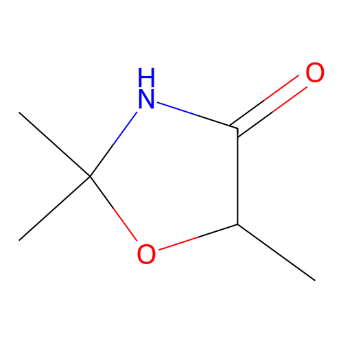 2,2,5-Trimethyl-1,3-oxazolidin-4-one structure
