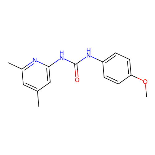 1-(4,6-Dimethylpyridin-2-yl)-3-(4-methoxyphenyl)urea structure