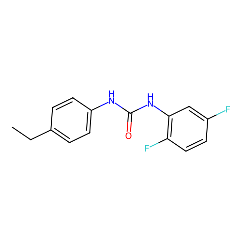 1-(2,5-Difluorophenyl)-3-(4-ethylphenyl)urea structure