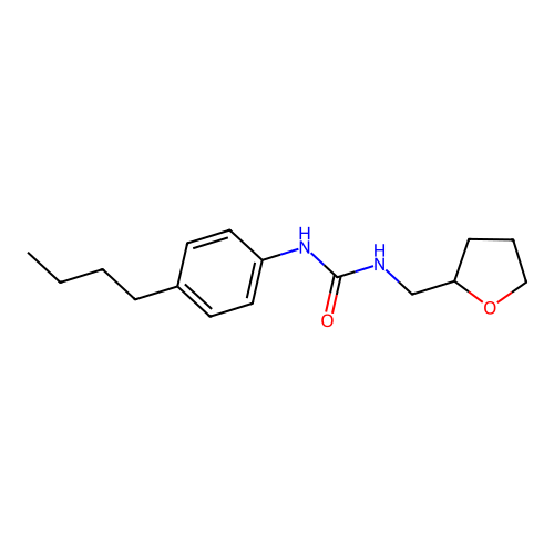 1-(4-Butylphenyl)-3-(oxolan-2-ylmethyl)urea structure