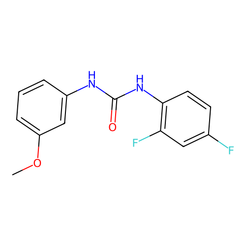 1-(2,4-Difluorophenyl)-3-(3-methoxyphenyl)urea structure