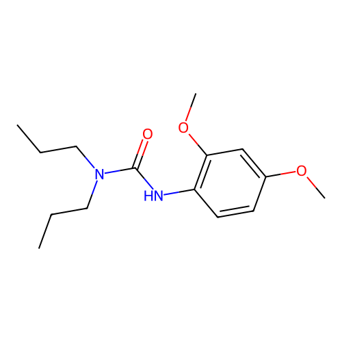 3-(2,4-Dimethoxyphenyl)-1,1-dipropylurea structure