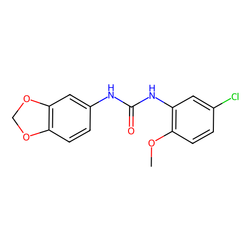1-(1,3-Benzodioxol-5-yl)-3-(5-chloro-2-methoxyphenyl)urea structure