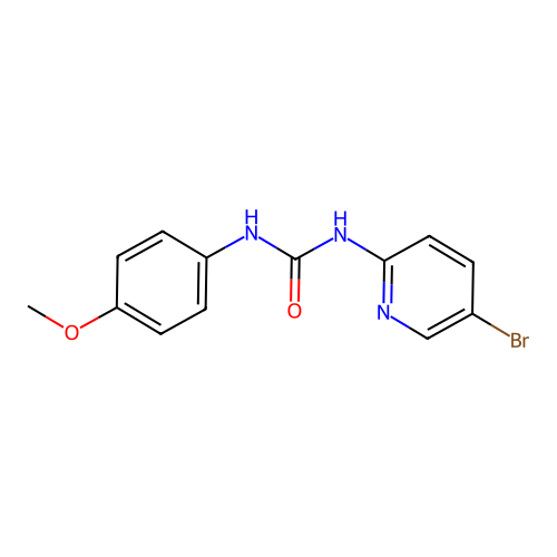1-(5-Bromopyridin-2-yl)-3-(4-methoxyphenyl)urea structure