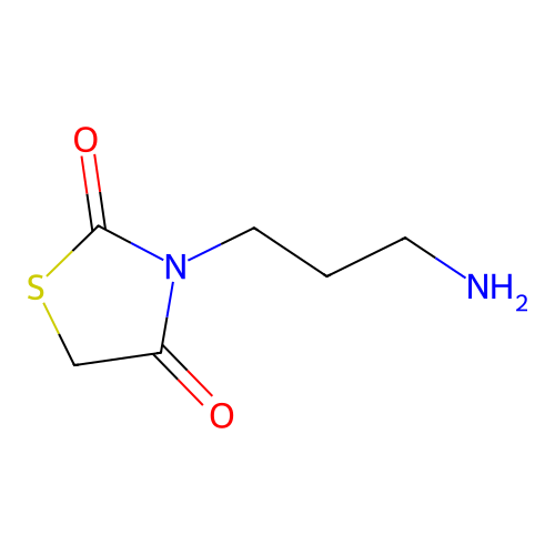 3-(3-Aminopropyl)-1,3-thiazolidine-2,4-dione structure