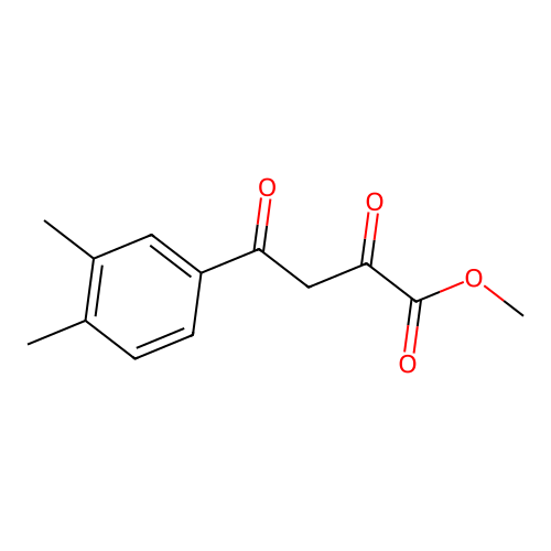 Methyl 4-(3,4-dimethylphenyl)-2,4-dioxobutanoate structure