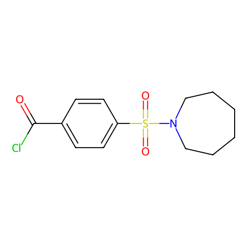 4-(Azepan-1-ylsulfonyl)benzoyl chloride structure