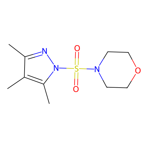 4-(3,4,5-Trimethylpyrazol-1-yl)sulfonylmorpholine structure
