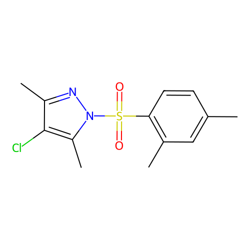 4-Chloro-1-(2,4-dimethylphenyl)sulfonyl-3,5-dimethylpyrazole structure