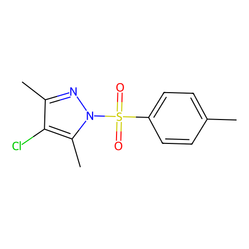 4-Chloro-3,5-dimethyl-1-(4-methylphenyl)sulfonylpyrazole structure