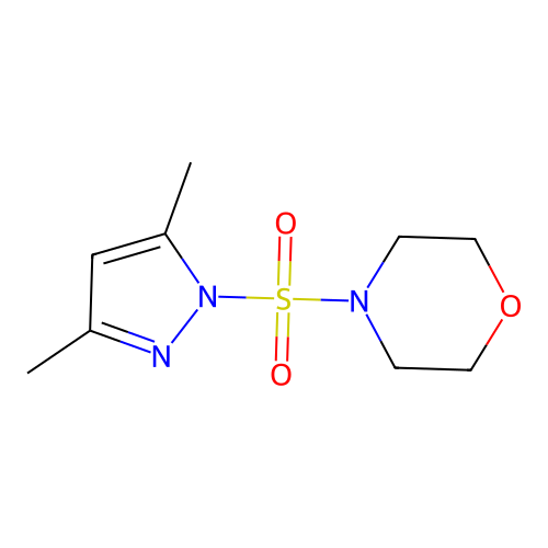 4-[(3,5-Dimethylpyrazolyl)sulfonyl]morpholine structure