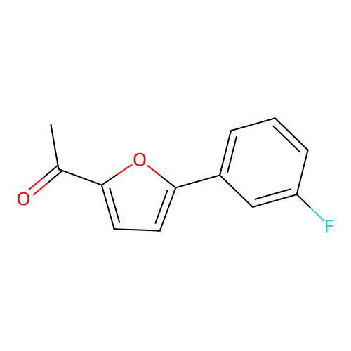 2-Acetyl-5-(3-fluorophenyl)furan structure