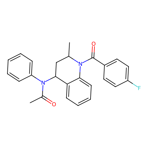 N-(1-(4-fluorobenzoyl)-2-methyl-1,2,3,4-tetrahydroquinolin-4-yl)-N-phenylacetamide structure
