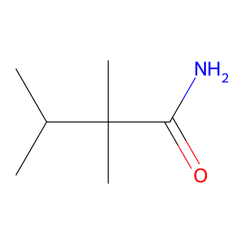 2,2,3-Trimethylbutanamide structure