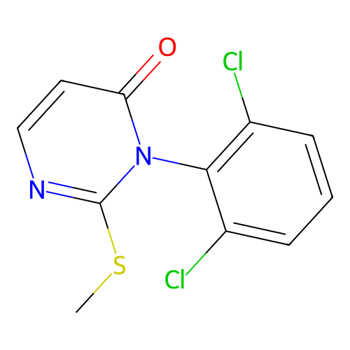 4(3H)-Pyrimidinone, 3-(2,6-dichlorophenyl)-2-(methylthio)- structure