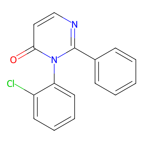 4(3H)-Pyrimidinone, 3-(2-chlorophenyl)-2-phenyl- structure