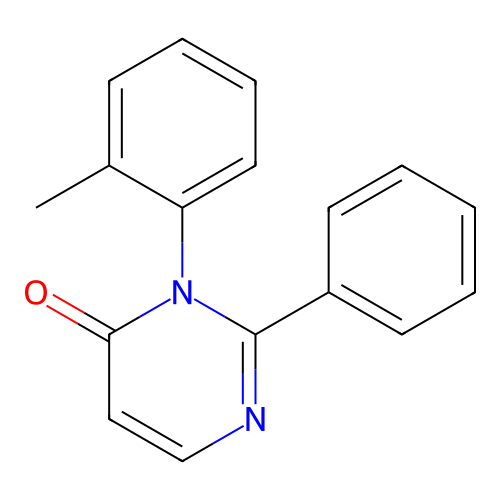 4(3H)-Pyrimidinone, 3-(2-methylphenyl)-2-phenyl- structure
