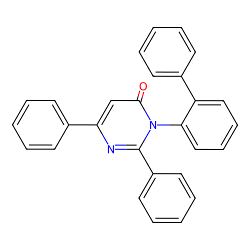 4(3H)-Pyrimidinone, 3-(1,1'-biphenyl-2-yl)-2,6-diphenyl- structure