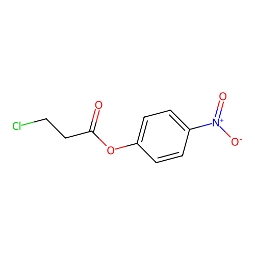 4-Nitrophenyl 3-chloropropanoate structure