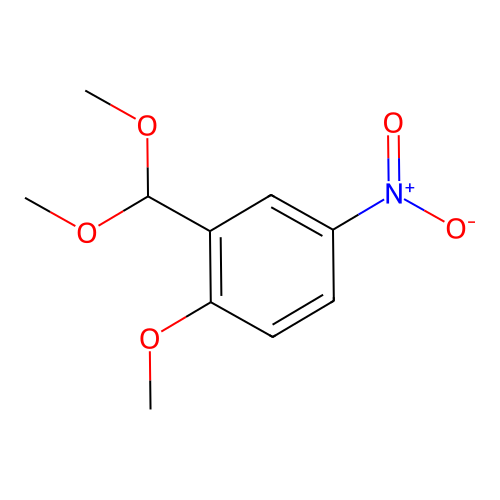 2-(Dimethoxymethyl)-1-methoxy-4-nitrobenzene structure