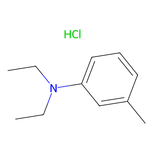 N,N-Diethyl-m-toluidine Hydrochloride structure