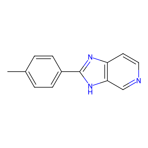 2-(4-methylphenyl)-3H-imidazo[4,5-c]pyridine structure