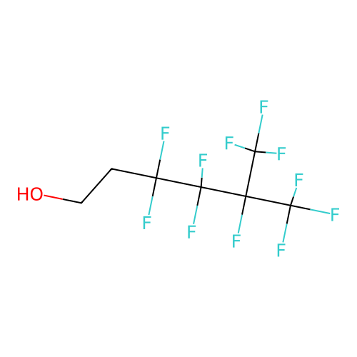 3,3,4,4,5,6,6,6-Octafluoro-5-(trifluoromethyl)hexan-1-ol structure