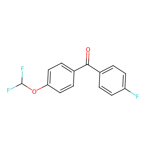 4-Difluoromethoxy-4'-fluorobenzophenone structure