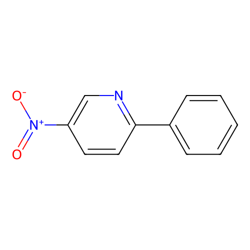 5-Nitro-2-phenylpyridine structure