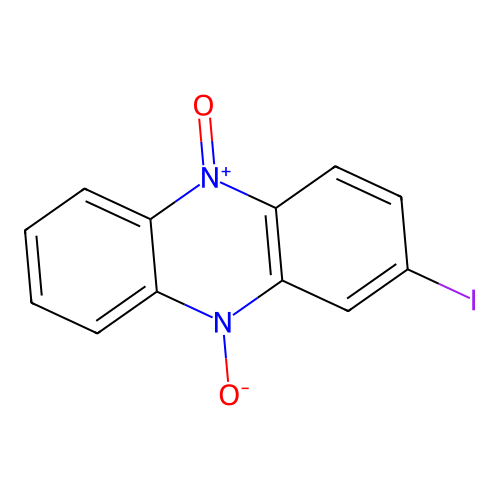 2-Iodo-10-oxidophenazin-5-ium 5-oxide structure