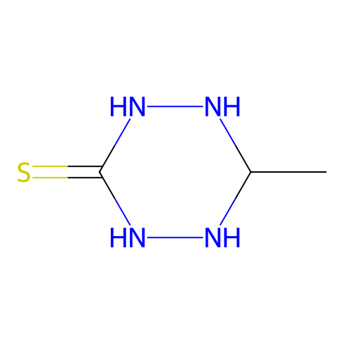 6-methyl-1,2,4,5-tetrazinane-3-thione structure
