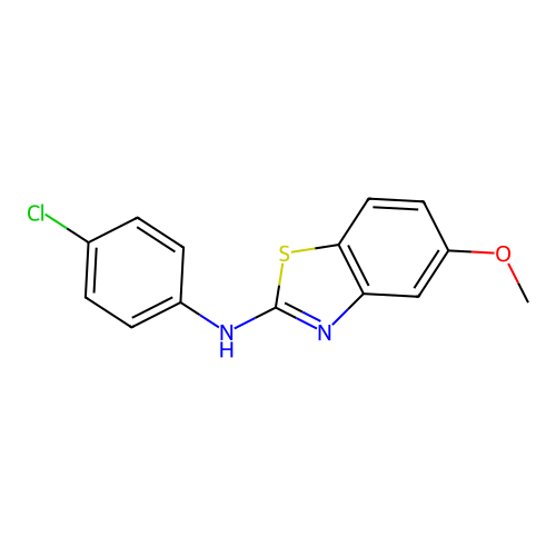 N-(4-chlorophenyl)-5-methoxy-1,3-benzothiazol-2-amine structure