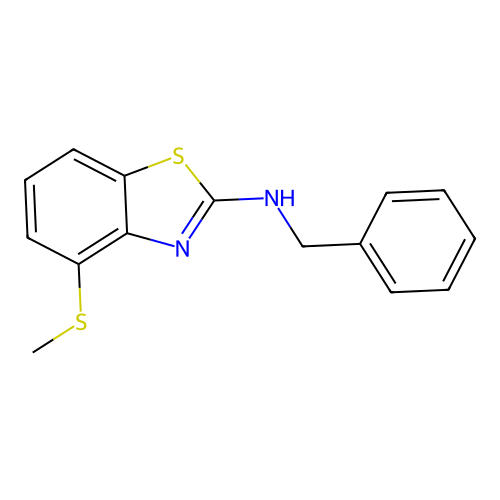N-benzyl-4-(methylthio)benzo[d]thiazol-2-amine structure