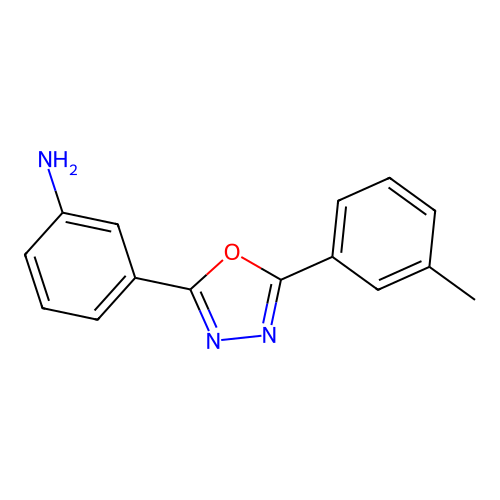 3-[5-(3-Methylphenyl)-1,3,4-oxadiazol-2-yl]aniline structure