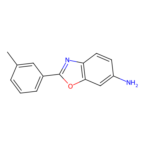2-(3-Methylphenyl)-1,3-benzoxazol-6-amine structure