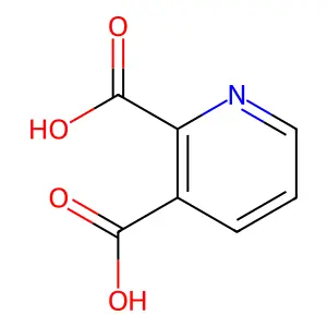 吡啶-2,3-二甲酸 structure