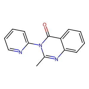 4(3H)-Quinazolinone, 2-methyl-3-(2-pyridyl)- structure