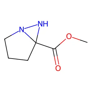 1,6-Diazabicyclo(3.1.0)hexane-5-carboxylic acid, methyl ester structure