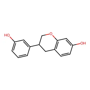 3',7-Dihydroxyisoflavan structure