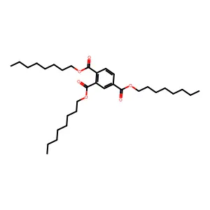 Tri-n-octyl trimellitate structure